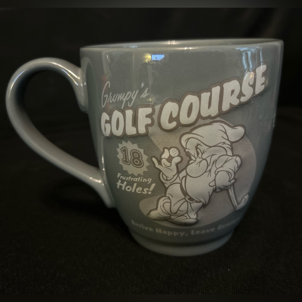 Disney Snow White And The Seven Dwarfs Grumpy Golf Course Coffee Cup Mug Tea 3D